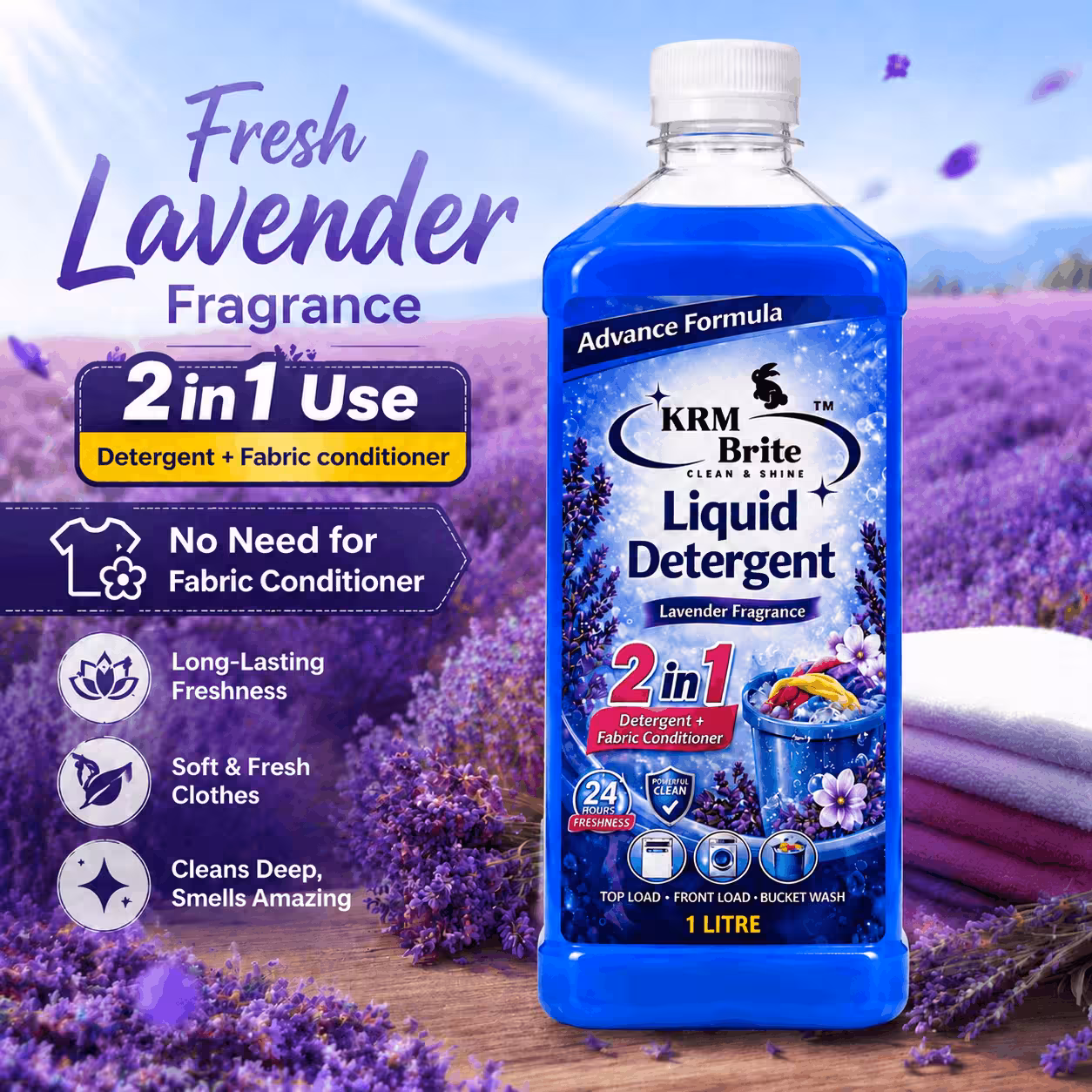1L Sample Liquid Detergent + Fabric Conditioner alternate view